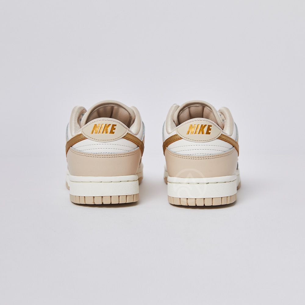 Nike Dunk Low Ess Trend 女奶茶金箔金勾穿搭經典休閒鞋DX5930-001