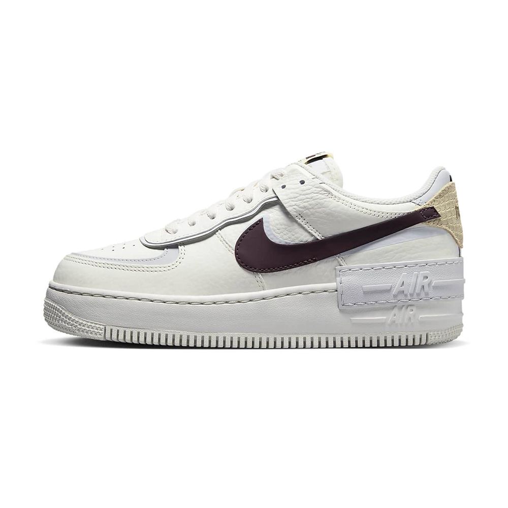 Nike Air Force 1 Shadow 女白厚底解構鴛鴦雙勾運動休閒鞋FD0804-100