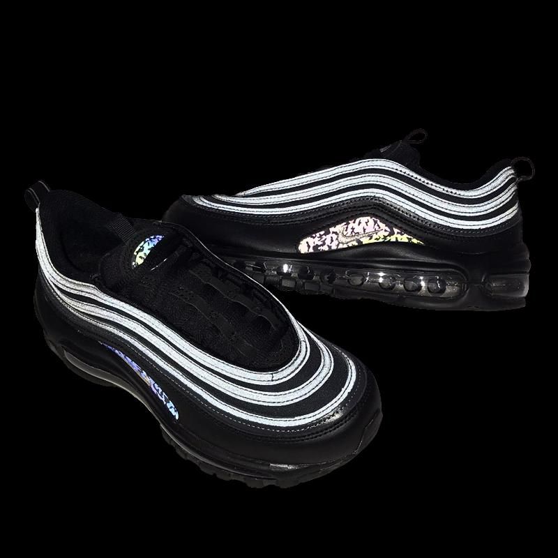 Nike 休閒鞋Wmns Air Max 97 全黑反光氣墊黑魂黑百搭女鞋DH0558-001