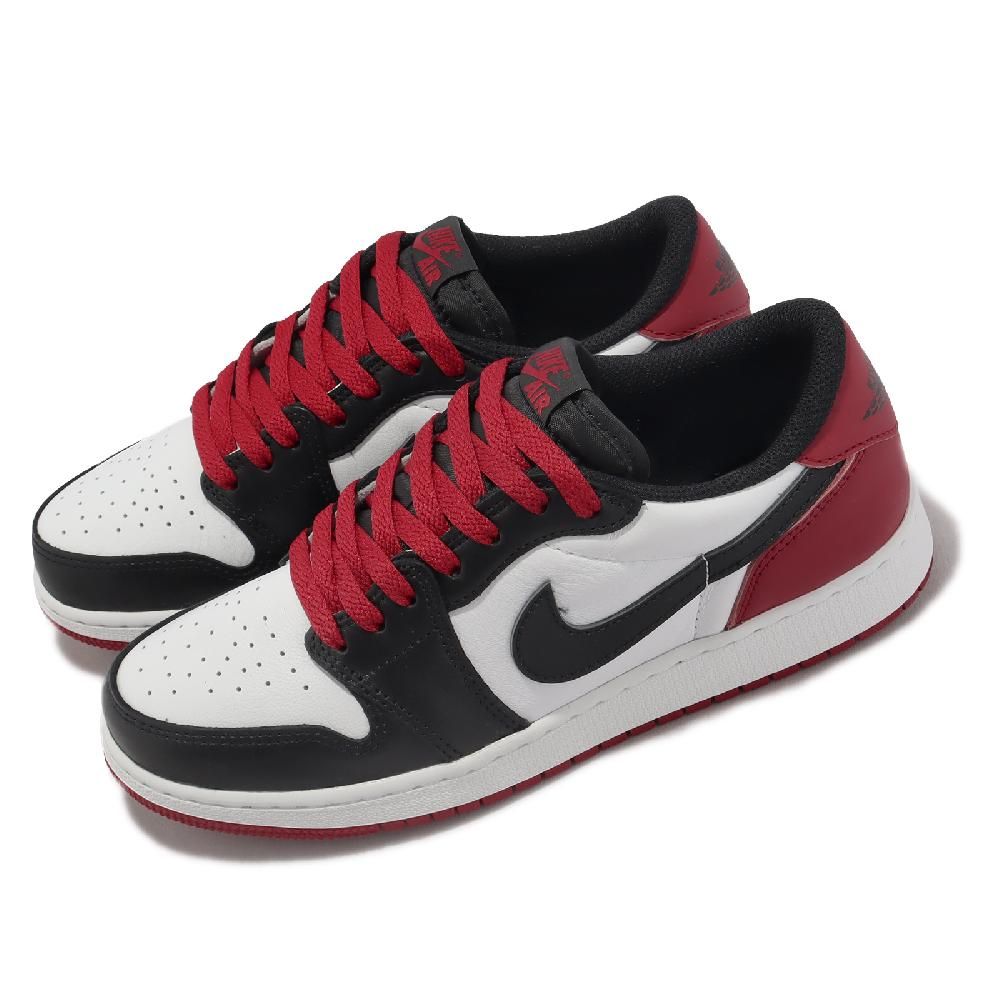 Nike 耐吉Air Jordan 1 Retro Low OG GS 大童女鞋Black Toe AJ1 CZ0858