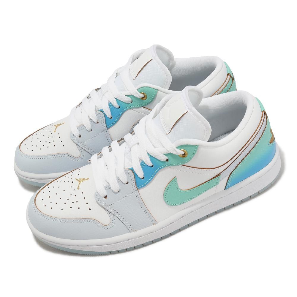 Nike 耐吉Air Jordan 1 Low SE 女鞋藍漸層冰底AJ1 休閒鞋FN8899-131