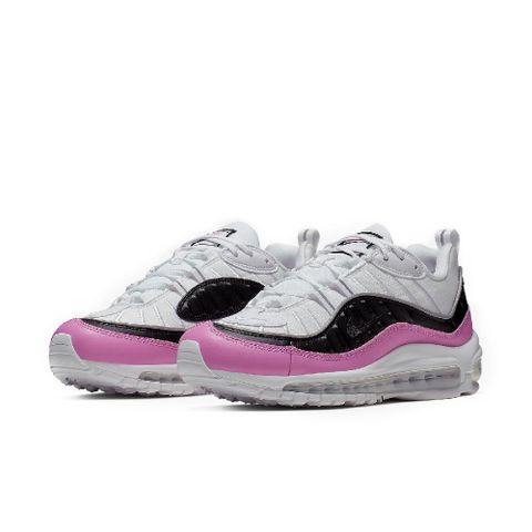 Nike 耐吉 休閒鞋 Wmns Air Max 98 SE 女鞋 白 粉紅 黑 氣墊 厚底 AT6640-100