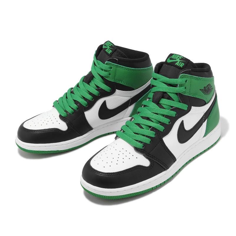 Nike 耐吉Air Jordan 1 Retro High OG GS Lucky Green 黑綠女鞋