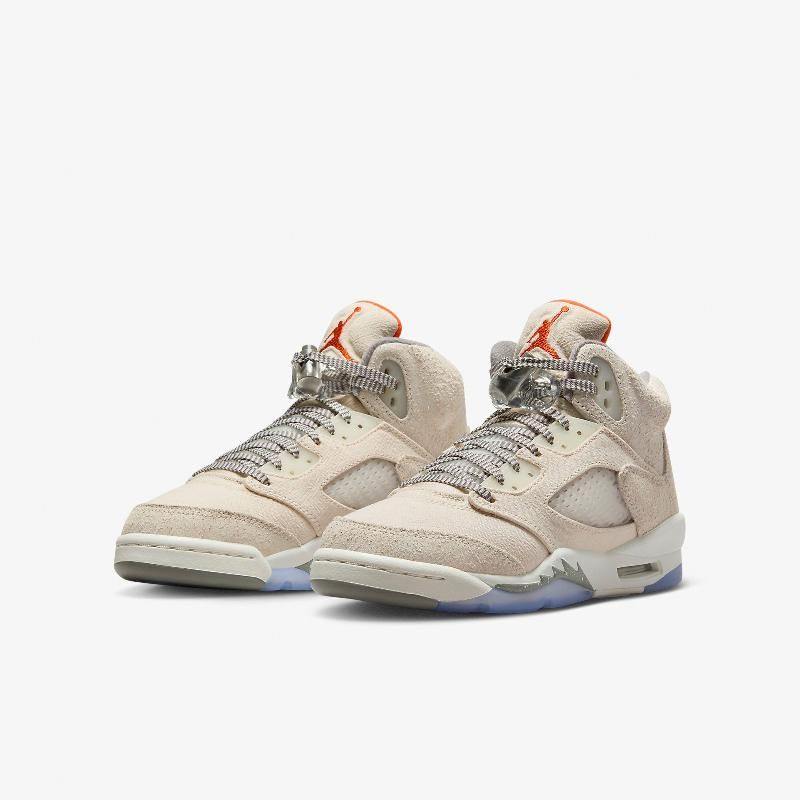 Nike 耐吉Air Jordan 5 Retro SE GS 淺棕橘女鞋大童鞋AJ5 5代喬丹休閒