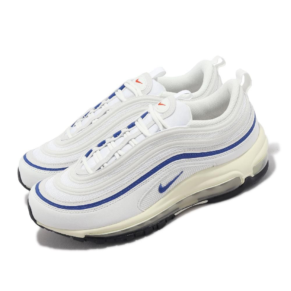 NIKE 耐吉   休閒鞋 Wmns Air Max 97 女鞋 白 藍 厚底 子彈 氣墊 反光 FJ5482-100