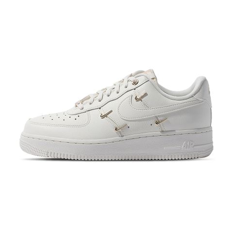 NIKE 耐吉 Air Force 1 Mini Gold 女 白 小金勾 四勾 小白鞋 AF1 休閒鞋 FV3654-111