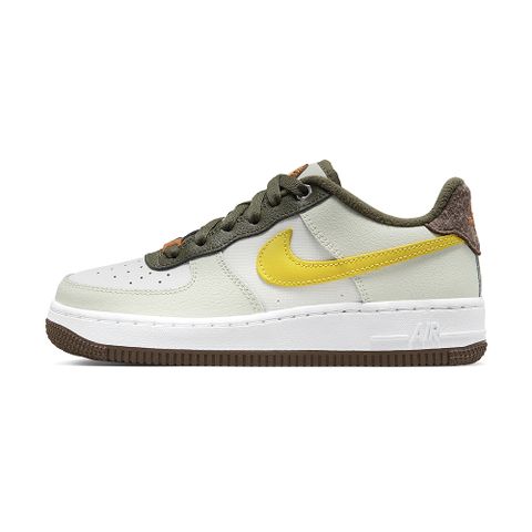 NIKE 耐吉 Air Force 1 LV8 大童 白黃綠 經典 穿搭 AF1 休閒鞋 FV3647-171