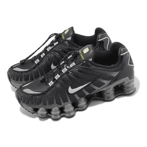 Nike 耐吉 休閒鞋 Wmns Shox TL 黑 鐵灰 銀 女鞋 漆皮 彈簧鞋 運動鞋 FV0939-001