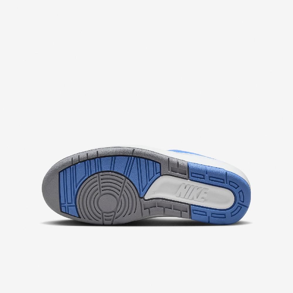 NIKE 耐吉   Air Jordan 2 Retro Low GS 大童 女鞋 白 大學藍 AJ2 休閒鞋 FJ6869-104