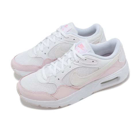 NIKE 耐吉 休閒鞋 Air Max SC GS 大童 女鞋 粉紅 白 氣墊 復古 皮革 經典 CZ5358-115