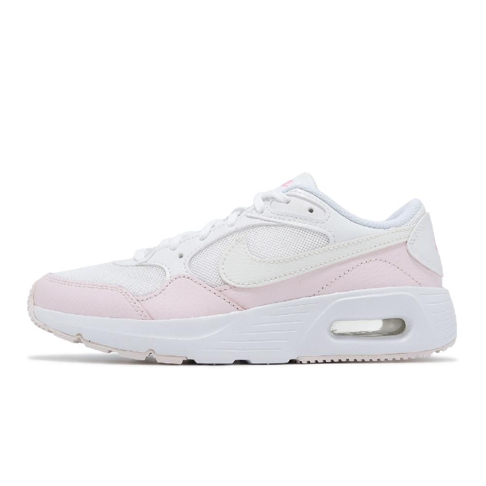 NIKE 耐吉   休閒鞋 Air Max SC GS 大童 女鞋 粉紅 白 氣墊 復古 皮革 經典 CZ5358-115