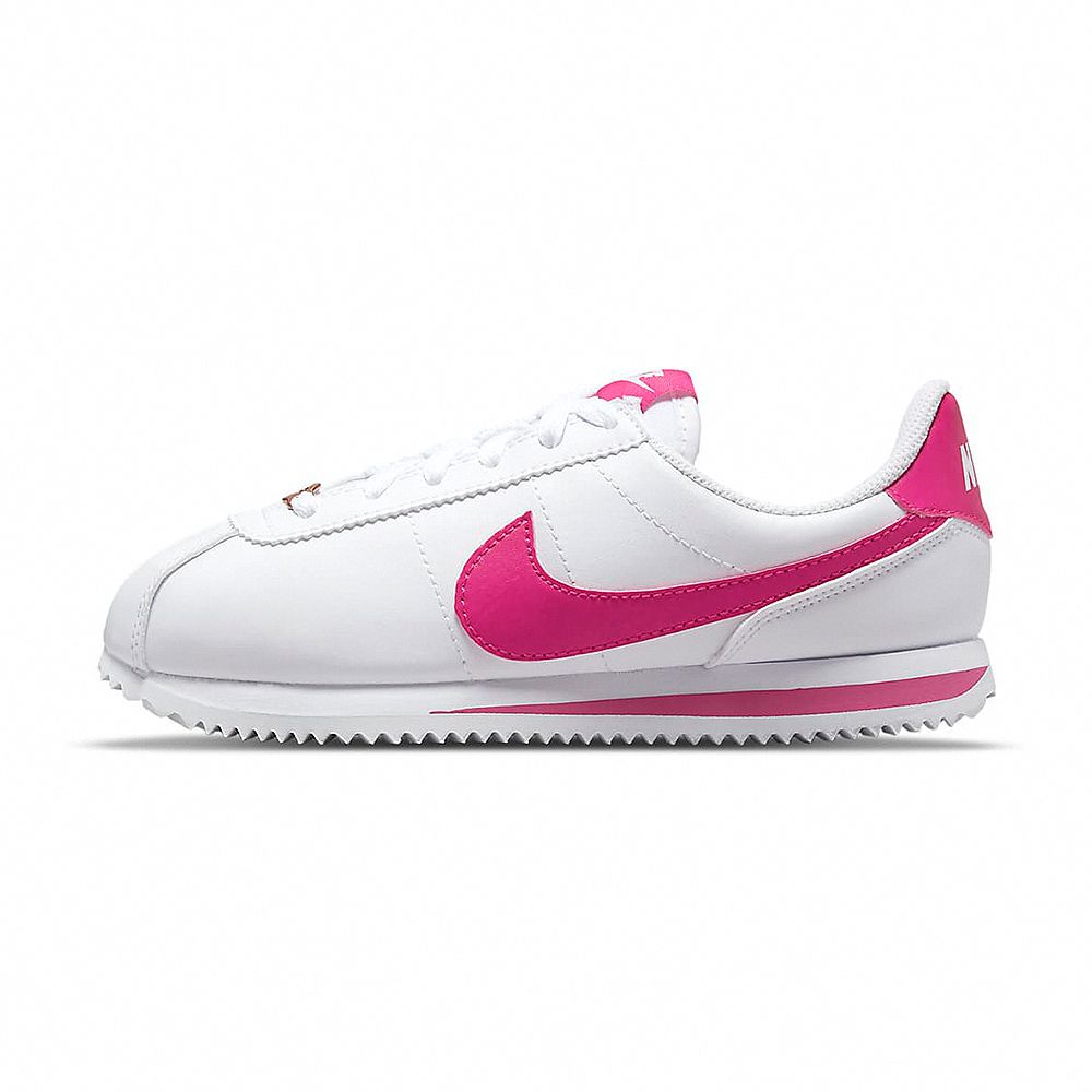 NIKE 耐吉  Cortez Basic SL GS 大童 白桃紅 阿甘鞋 復古鞋 經典 休閒鞋 904764-109