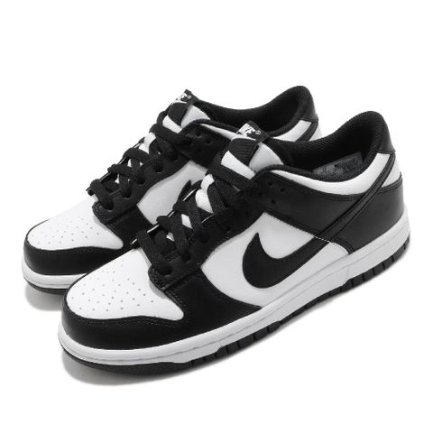 Nike 耐吉 休閒鞋 Dunk Low GS 女鞋 大童鞋 白 黑 熊貓 低筒 經典款 CW1590-100