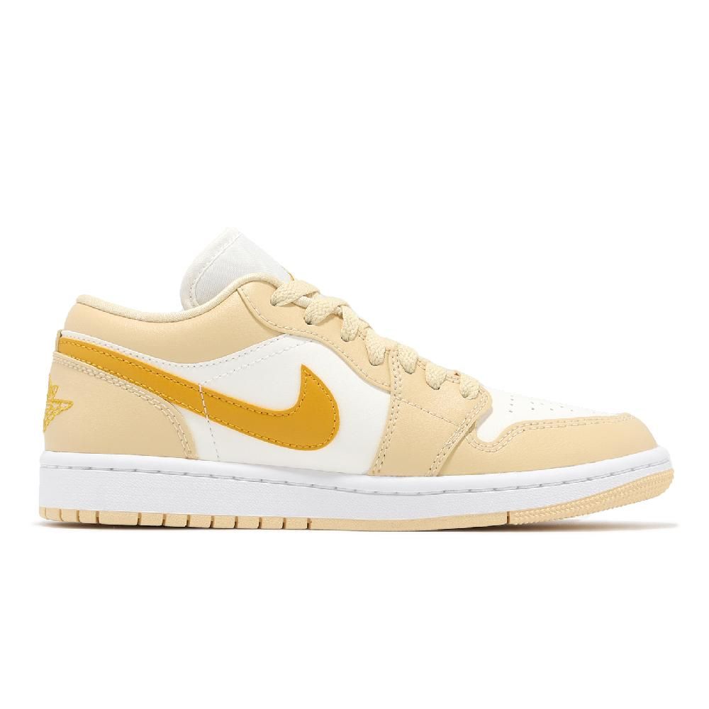 NIKE 耐吉   休閒鞋 Wmns Air Jordan 1 Low 女鞋 黃 白 Team Gold AJ1 低筒 DC0774-170