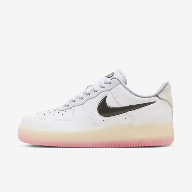  Nike Air Force 1 Low [FZ5741-191] 女 休閒鞋 運動 經典 CNY 龍年 果凍 漸層 白