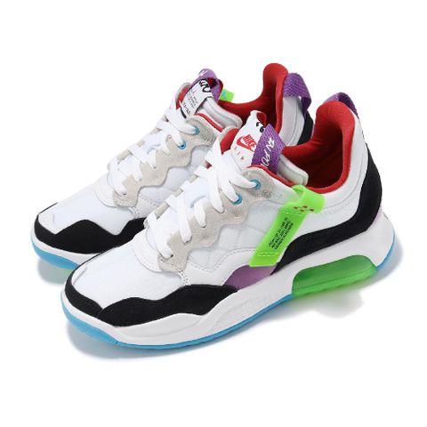 Nike 耐吉 休閒鞋 Jordan MA2 GS 大童 女鞋 白 紅 多色 氣墊 拼接 運動鞋 CW6594-100