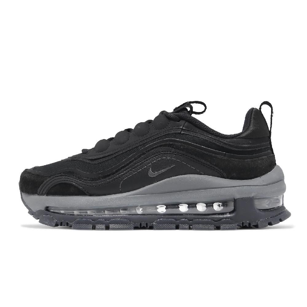 Nike 耐吉休閒鞋Wmns Air Max 97 Futura 女鞋黑氣墊厚底拼接運動鞋