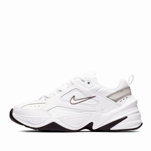 NIKE 耐吉  W M2K Tekno [BQ3378-100] 女 休閒鞋 運動 復古 老爹鞋 皮革 厚底 穿搭 白銀