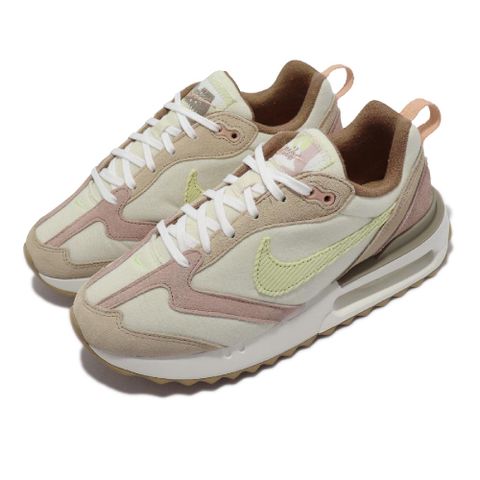 NIKE 耐吉 休閒鞋 Air Max Dawn 女鞋 玫瑰拿鐵 燈芯絨 拼接 氣墊 慢跑 DQ5074-182