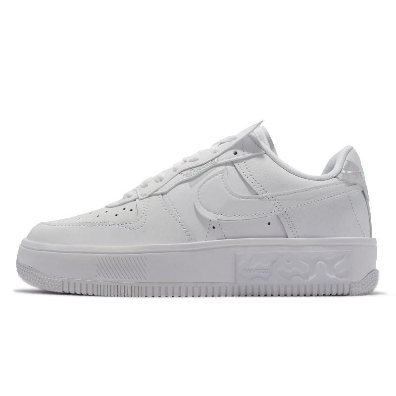 Nike 耐吉休閒鞋Air Force 1 Fontanka 女鞋React緩震皮革拼接穿搭反光