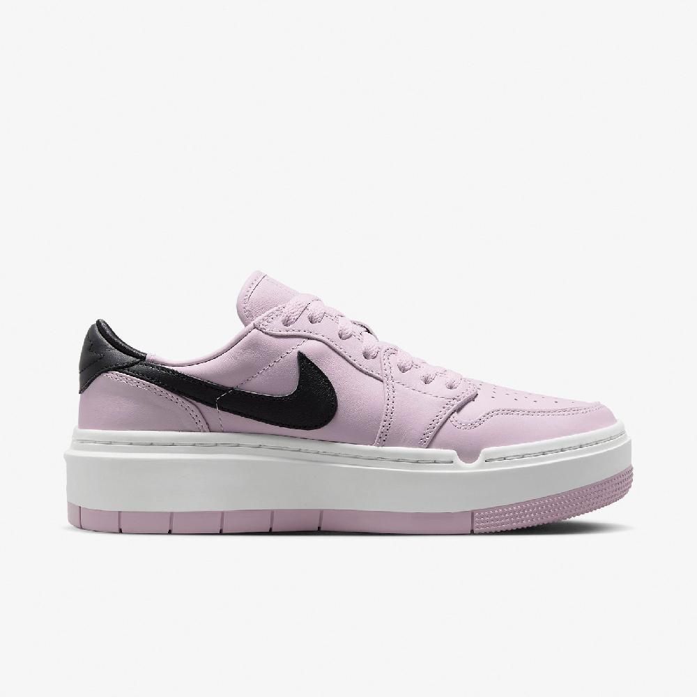 NIKE 耐吉   休閒鞋 Wmns Air Jordan 1 Elevate Low 女鞋 粉 黑 厚底 皮革 AJ1 DH7004-501