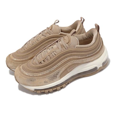 NIKE 耐吉 休閒鞋 Wmns Air Max 97 女鞋 氣墊 子彈列車 奶茶 泰奶 金屬感 亮粉 FB1289-200