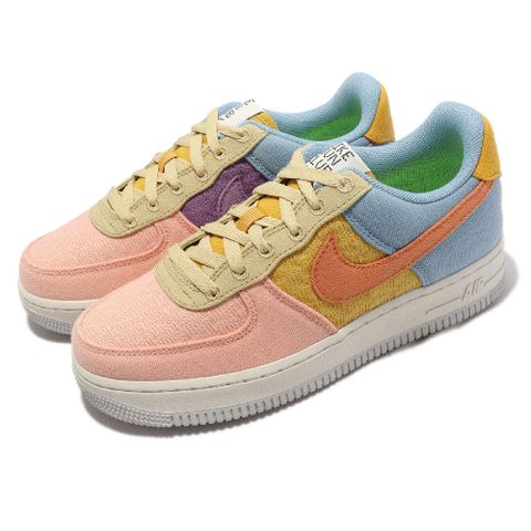 Nike 休閒鞋 Wmns Air Force 1 07 SE NN 女鞋 粉紅 藍黃橘 夏日 AF1 DV3808-700