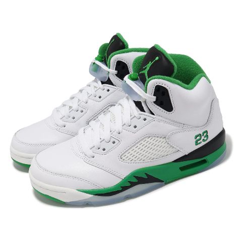 Nike 耐吉 休閒鞋 Wmns Air Jordan 5 Retro 女鞋 男鞋 綠 白 Lucky Green DD9336-103
