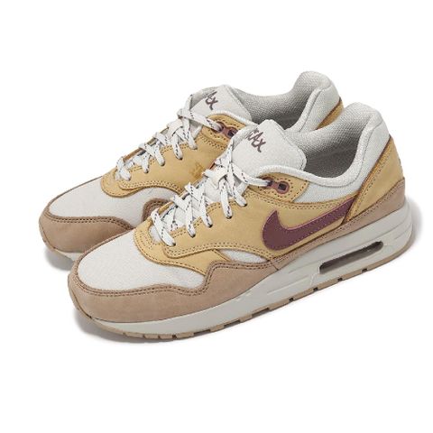 NIKE 耐吉 休閒鞋 Air Max 1 SE GS 大童 女鞋 淺骨色 大麻色 氣墊 低筒 經典 運動鞋 FZ5530-020