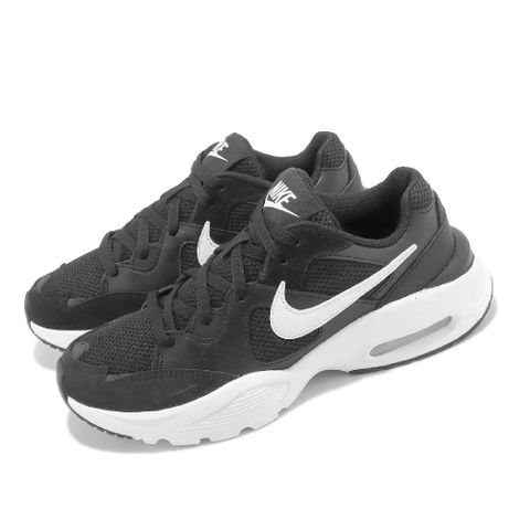 Nike 耐吉 休閒鞋 Wmns Air Max Fusion 女鞋 黑 氣墊 拼接 透氣 緩震 基本款 CJ1671-003