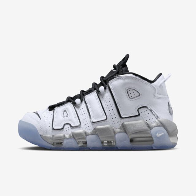 NIKE 耐吉  Wmns Air More Uptempo SE [DV7408-100] 女 休閒鞋 冰底 大AIR 白銀黑