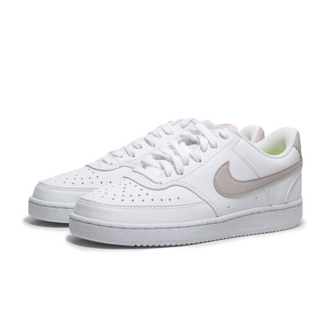 NIKE 耐吉 休閒鞋 COURT VISION LO NN 全白 煙燻粉 小白鞋 女 DH3158-109