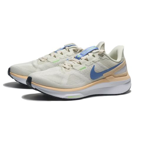 NIKE 耐吉 慢跑鞋 AIR ZOOM STRUCTURE 25 米藍橘 運動鞋 女 DJ7884-004