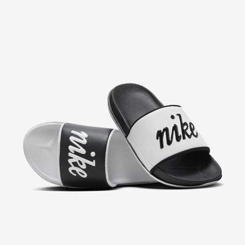 Nike W Offcourt Slide Mix [FQ7646-100] 男女 涼拖鞋 休閒 軟底 海綿 陰陽 黑白