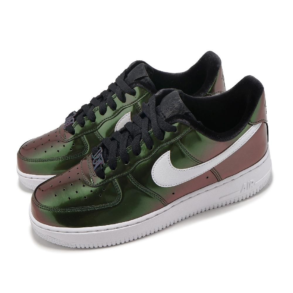 NIKE 耐吉   休閒鞋 Wmns Air Force 1 07 LV8 女鞋 黑白 Iridescent AF1 FV1173-010