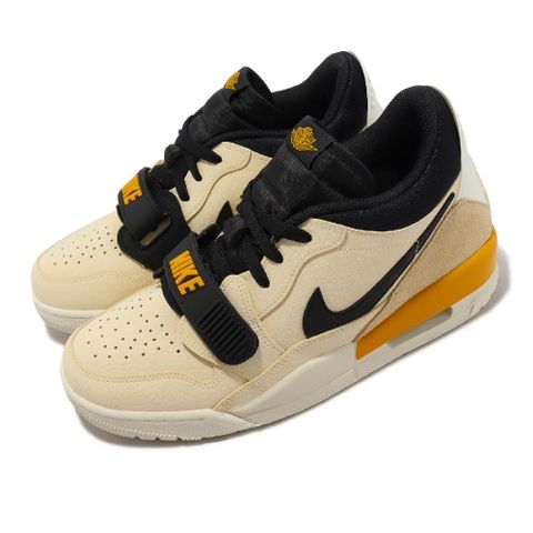 Nike 耐吉 休閒鞋 Air Jordan Legacy 312 Low GS 大童 女鞋 卡其 黃 爆裂紋 麂皮 CD9054-200