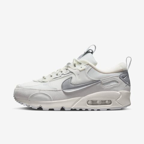 NIKE 耐吉 W Air Max 90 Futura [FB1877-110] 女 休閒鞋 運動 慢跑 氣墊 緩震 白杏銀灰