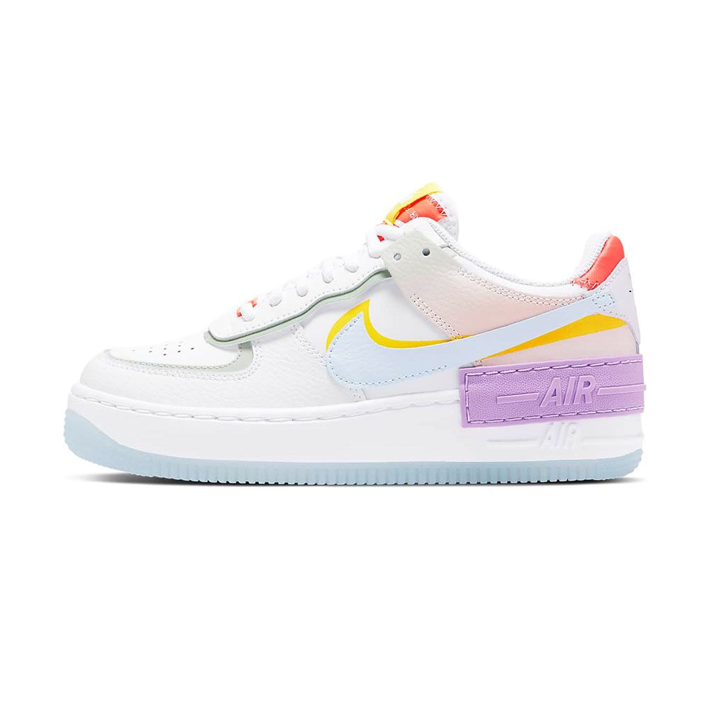 NIKE 耐吉  Air Force 1 Low Shadow 女 彩色 馬卡龍 低筒 AF1 休閒鞋 CW2630-141