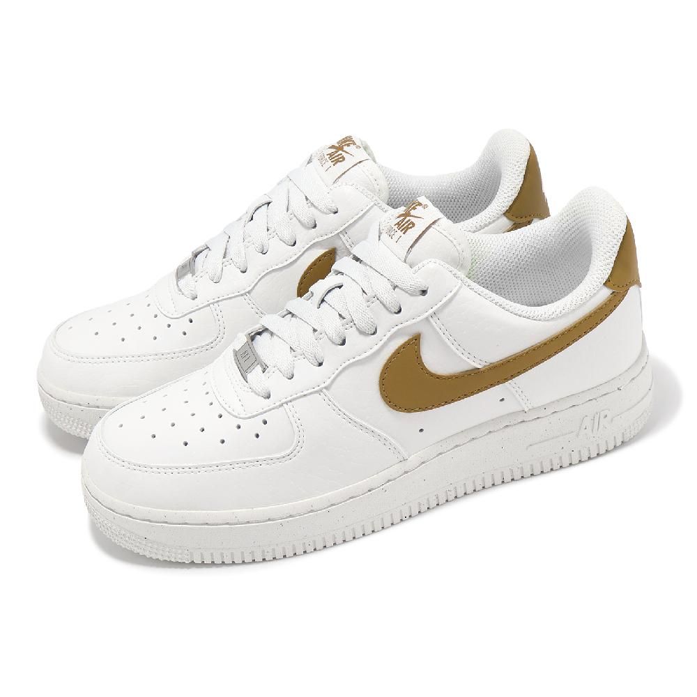 NIKE 耐吉   休閒鞋 Wmns Air Force 1 07 NN 女鞋 白 棕 皮革 AF1 運動鞋 DV3808-101