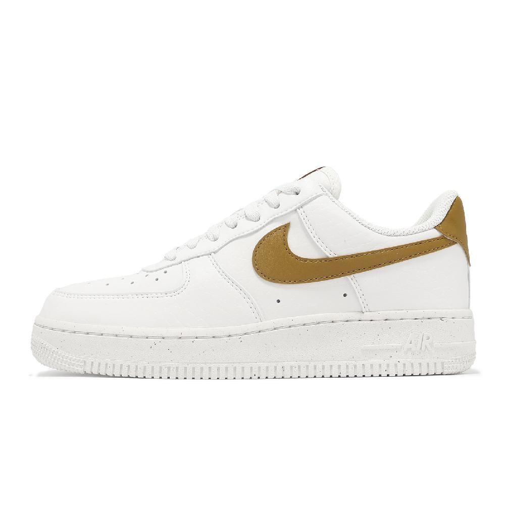 NIKE 耐吉   休閒鞋 Wmns Air Force 1 07 NN 女鞋 白 棕 皮革 AF1 運動鞋 DV3808-101
