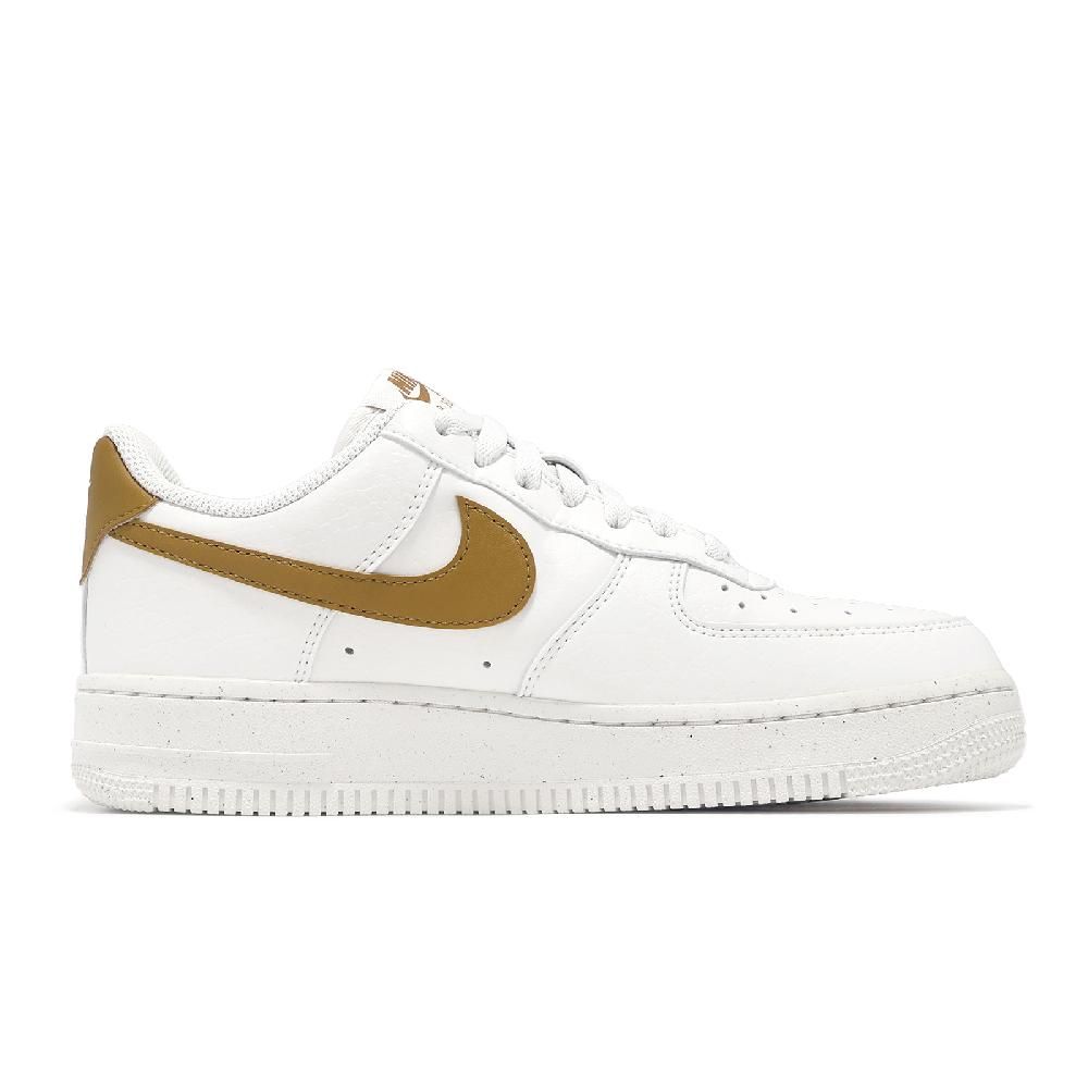 NIKE 耐吉   休閒鞋 Wmns Air Force 1 07 NN 女鞋 白 棕 皮革 AF1 運動鞋 DV3808-101