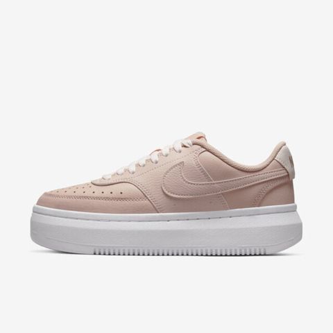 NIKE 耐吉 W Court Vision ALTA LTR [DM0113-600] 女 休閒鞋 運動 厚底 皮革 粉 白