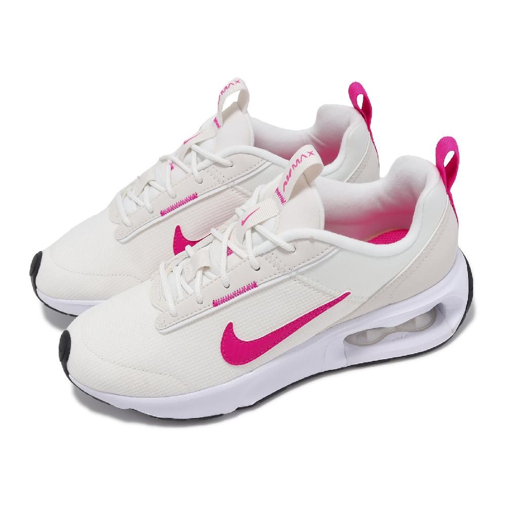 NIKE 耐吉   休閒鞋 Wmns Air Max INTRLK Lite 女鞋 米白 桃紅 氣墊 厚底 運動鞋 DX3705-101