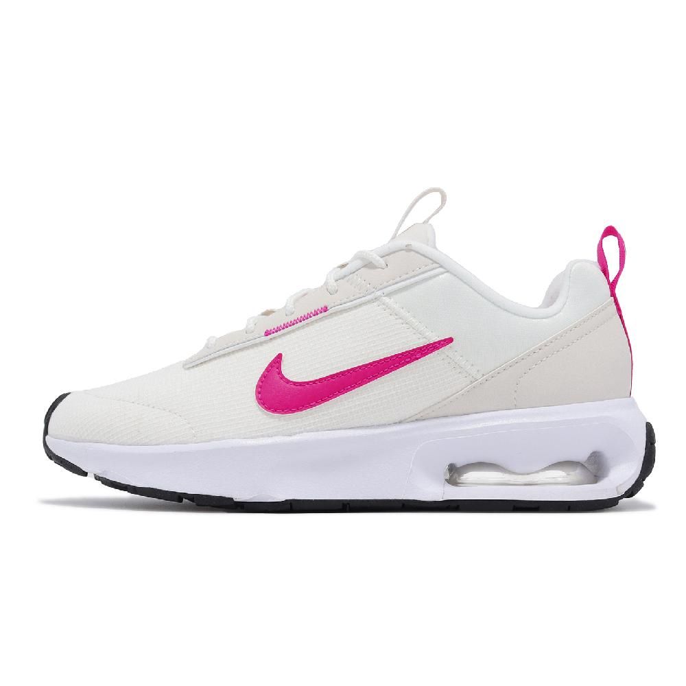 NIKE 耐吉   休閒鞋 Wmns Air Max INTRLK Lite 女鞋 米白 桃紅 氣墊 厚底 運動鞋 DX3705-101