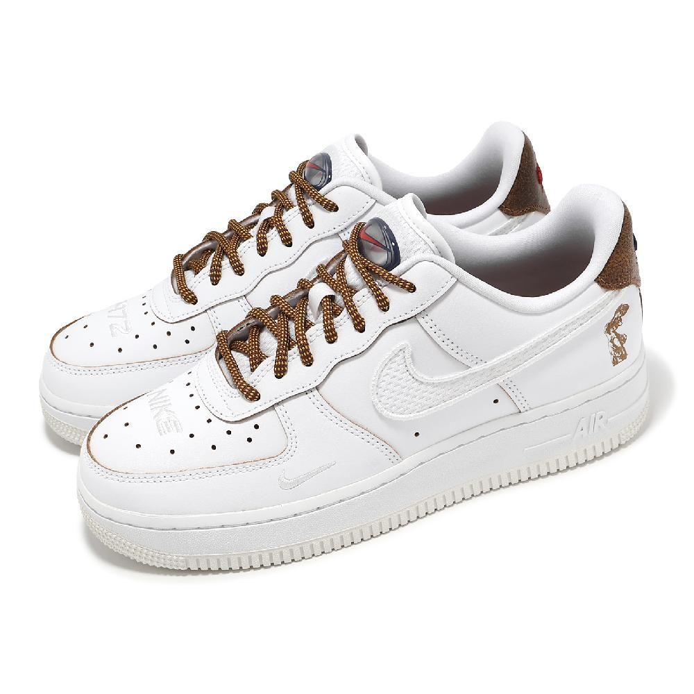 NIKE 耐吉   休閒鞋 Wmns Air Force 1 07 LX 女鞋 白 棕 1972紀念款 AF1 HF5716-111