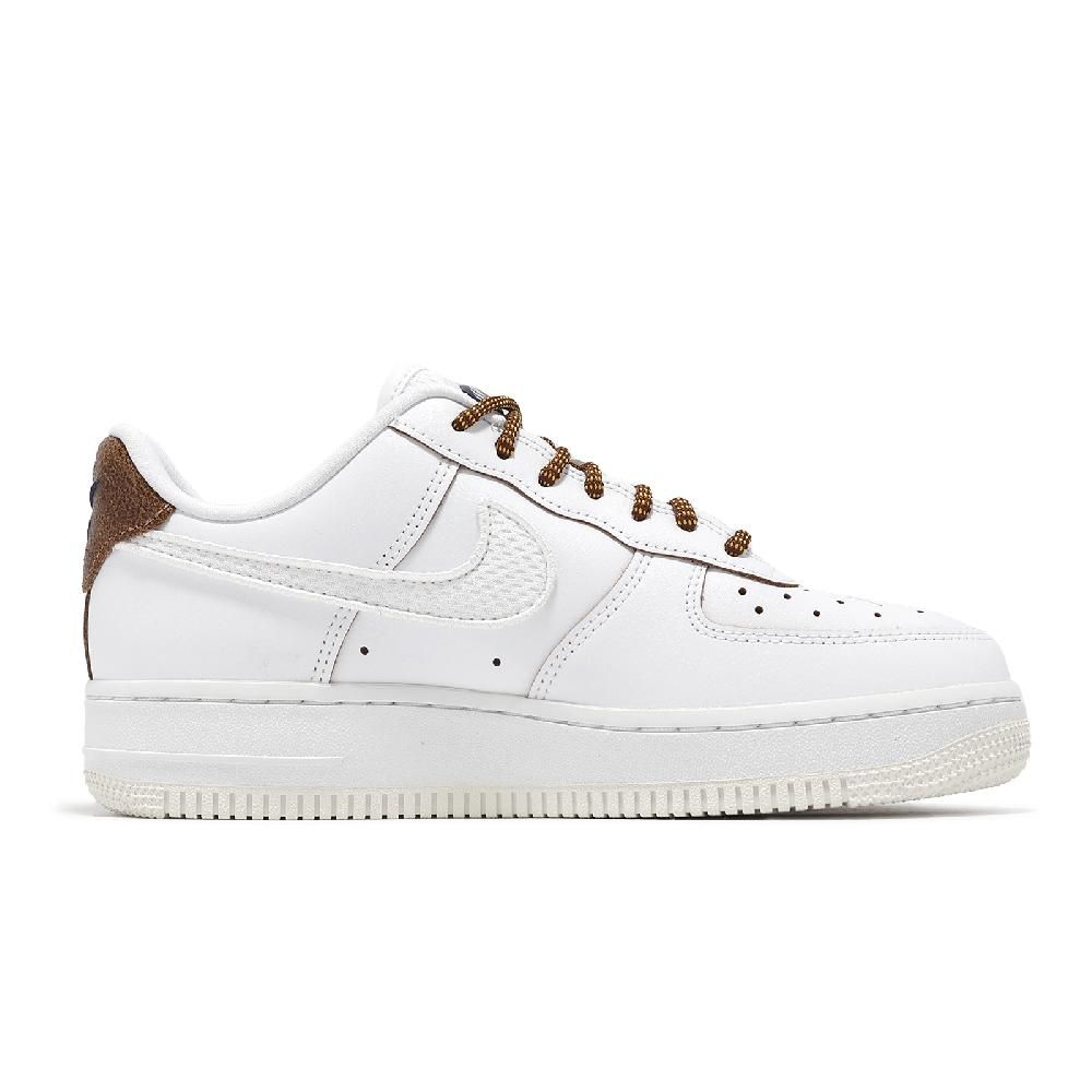 NIKE 耐吉   休閒鞋 Wmns Air Force 1 07 LX 女鞋 白 棕 1972紀念款 AF1 HF5716-111