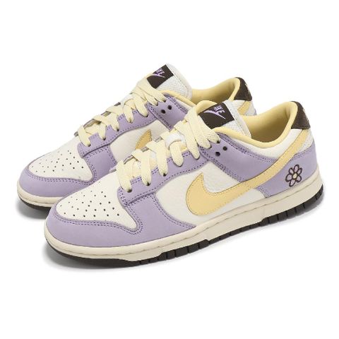 Nike 耐吉 休閒鞋 Wmns Dunk Low PRM Lilac Bloom 女鞋 紫 黃 低筒 FB7910-500