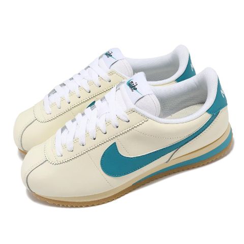 NIKE 耐吉 阿甘鞋 Wmns Cortez 女鞋 椰奶色 水藍 復古 膠底 休閒鞋 HF4268-113