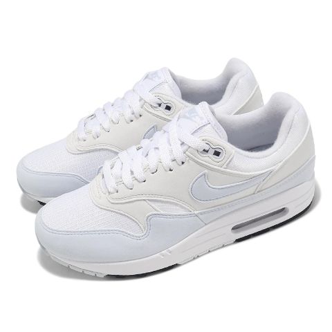 NIKE 耐吉 休閒鞋 Wmns Air Max 1 女鞋 白 藍 氣墊 緩衝 經典 運動鞋 DZ2628-105