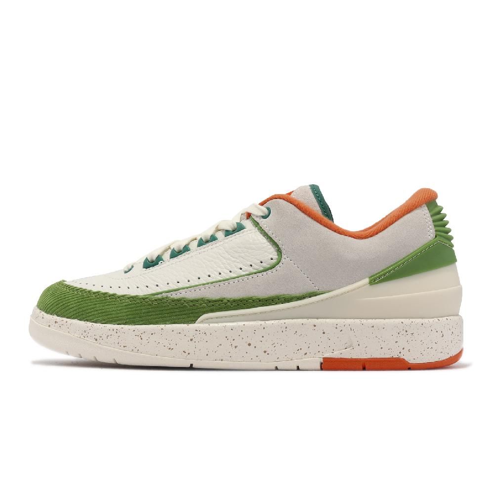 NIKE 耐吉   Wmns Air Jordan 2 Retro Low SP 女鞋 奶油白 綠 燈心絨 Titan DV6206-183